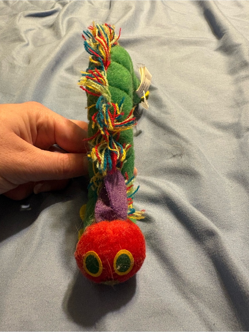 Colorful Very Hungry Caterpillar Plush Toy - Multicolor Felt